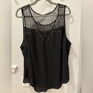 Torrid mesh neck tank